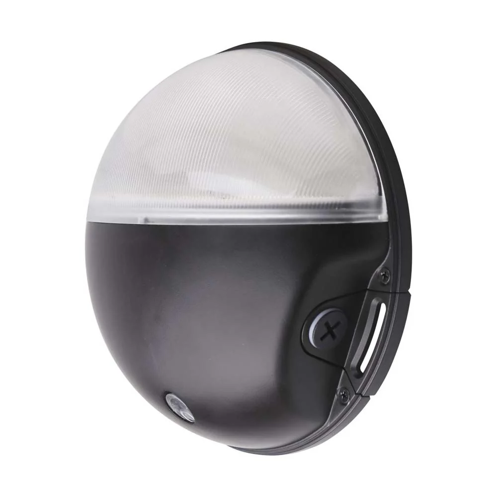 Nuvo 20 Watts LED Small Round Wall Pack CCT Selectable Bronze Finish 120-277v - Image 5