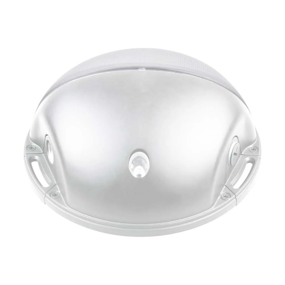 Nuvo 20 Watts LED Small Round Wall Pack CCT Selectable White Finish 120-277v - Image 4