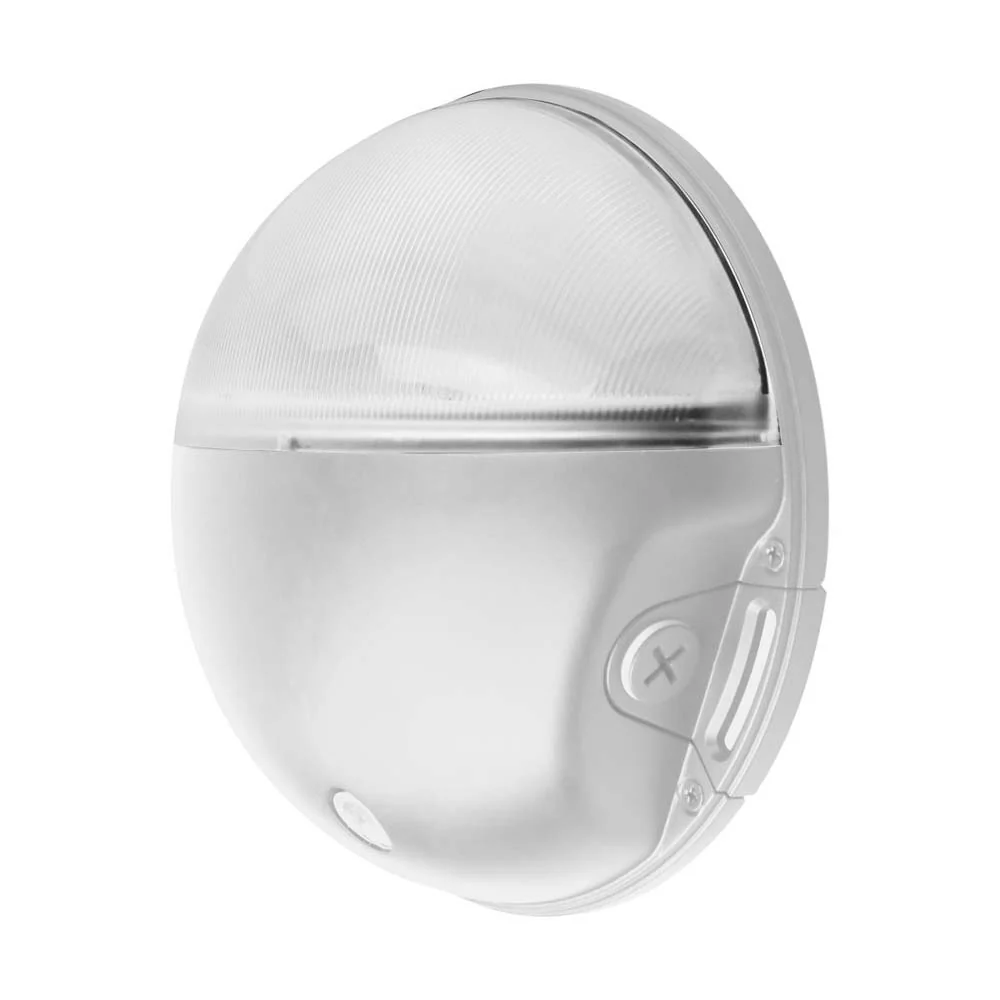 Nuvo 20 Watts LED Small Round Wall Pack CCT Selectable White Finish 120-277v - Image 5