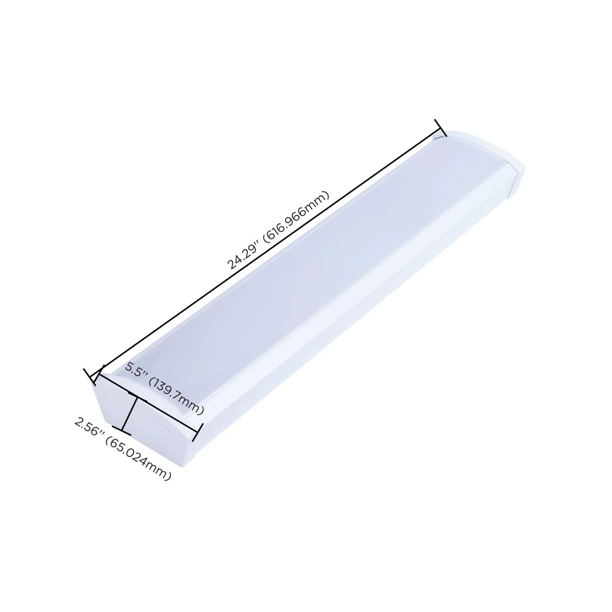 Nuvo 20w LED 2FT Wrap CCT Selectable White Finish - Image 6