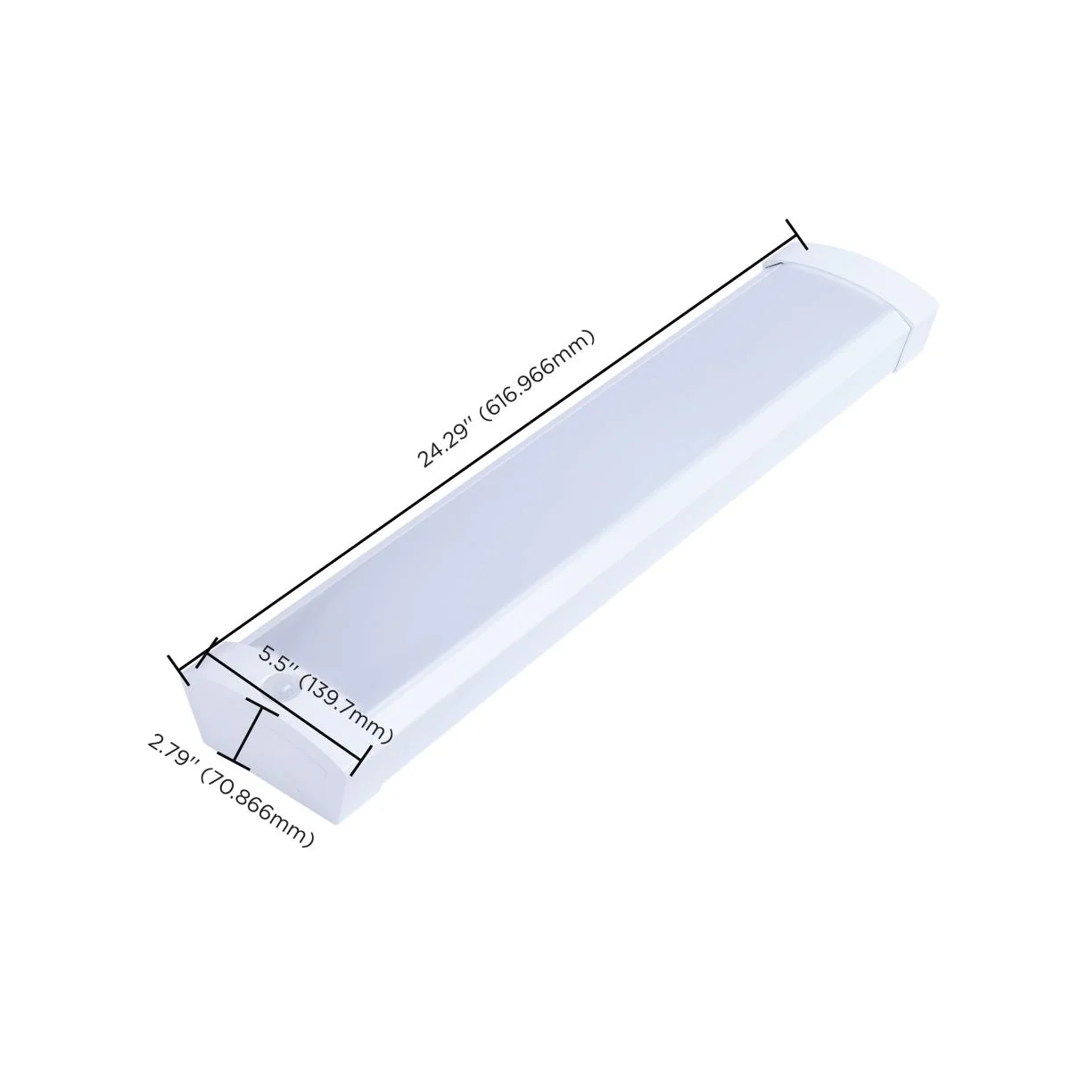 Nuvo 20w LED 2FT Wrap with PIR Motion Sensor CCT Selectable White Finish - Image 7