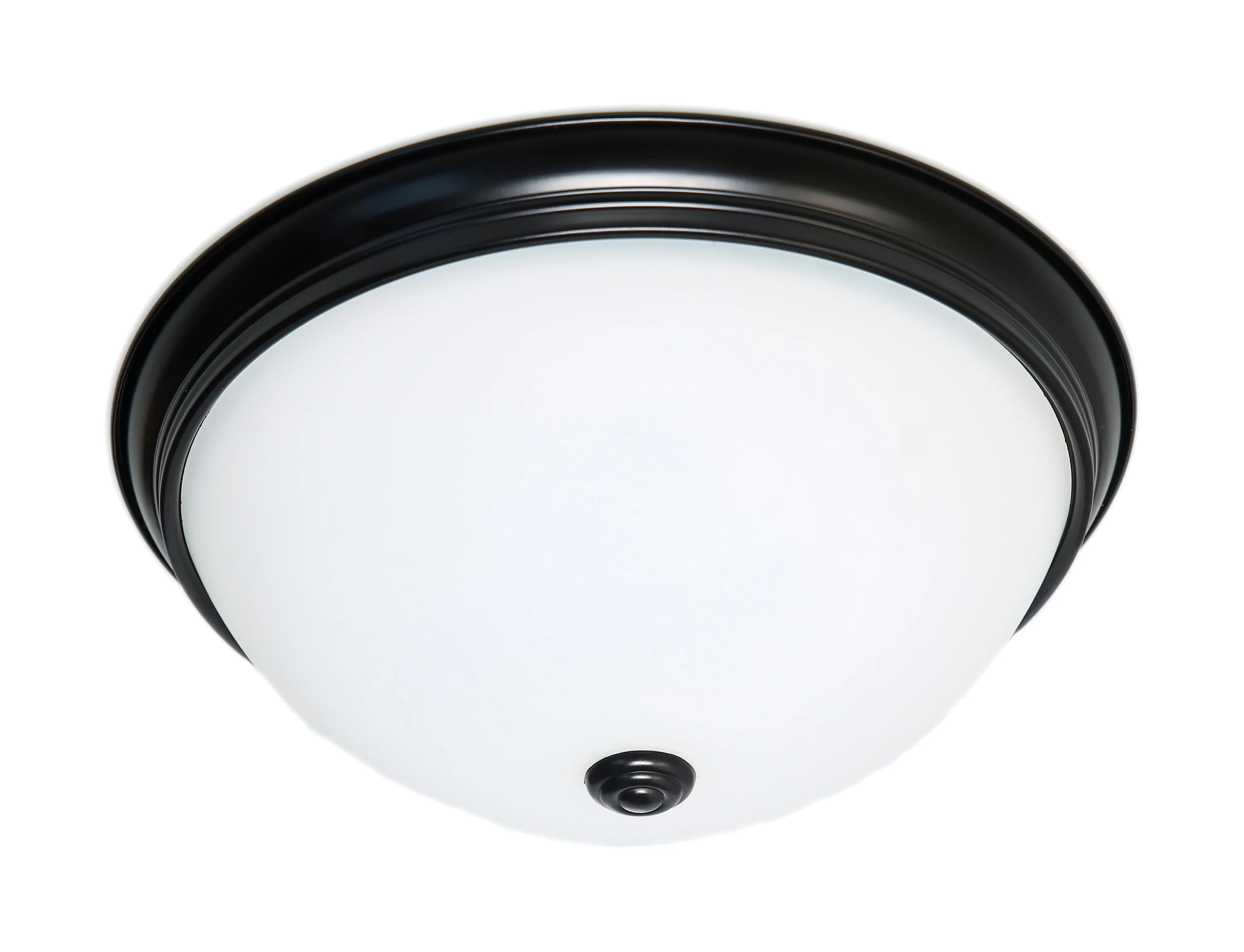Nuvo 23.5w Close-To-Ceiling Flush 120v Mahogany Bronze & Frosted Glass 3000k