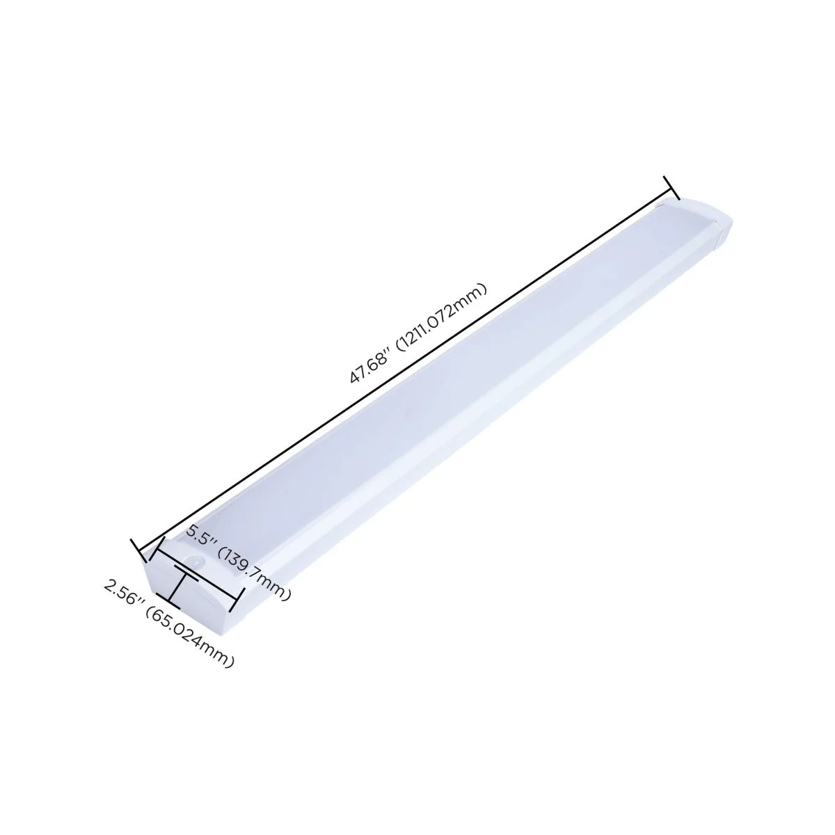 Nuvo 39w LED 4FT Wrap with PIR Motion Sensor CCT Selectable White Finish - Image 7