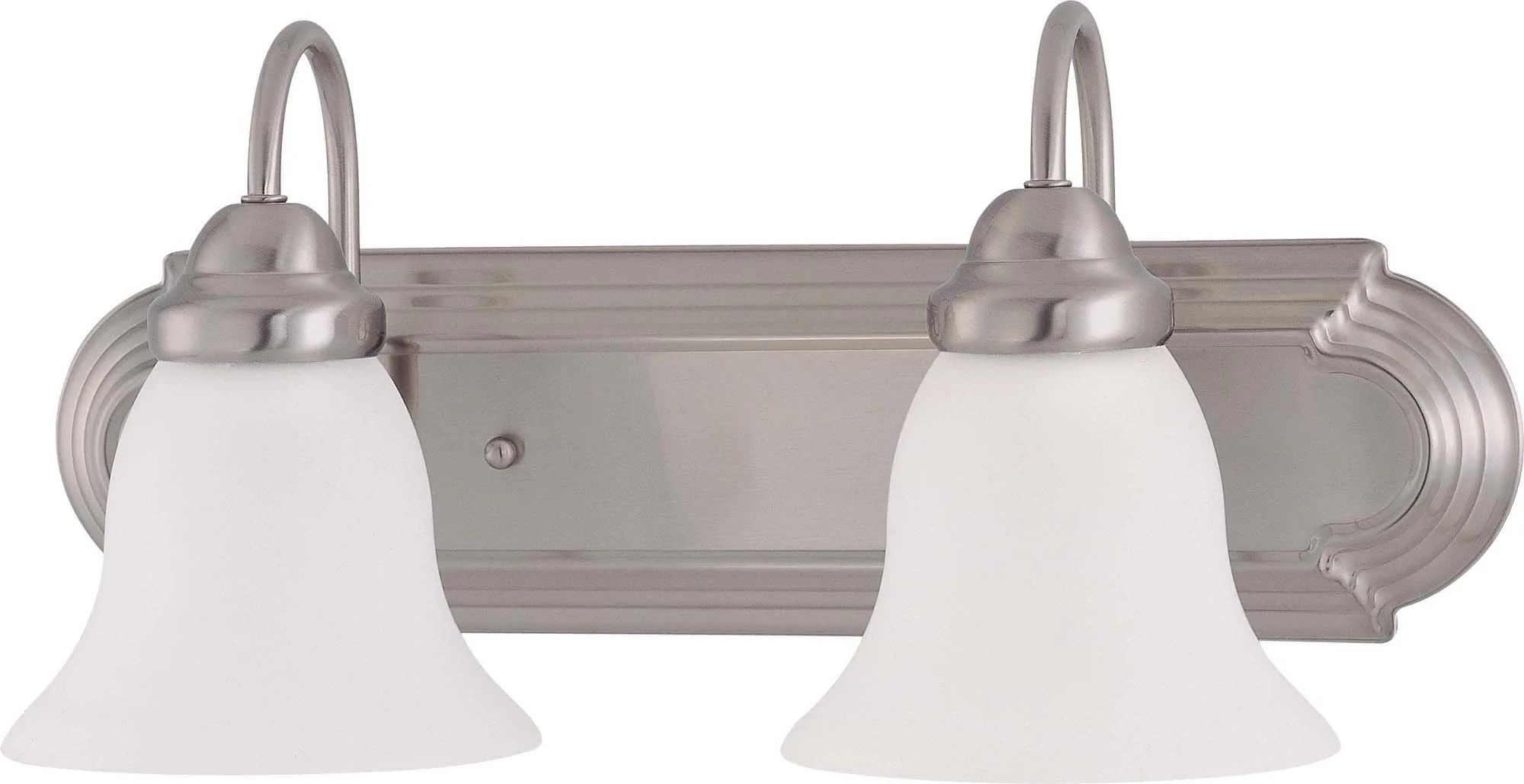 Nuvo Ballerina - 2 Light 18 inch Vanity w/ Frosted White Glass