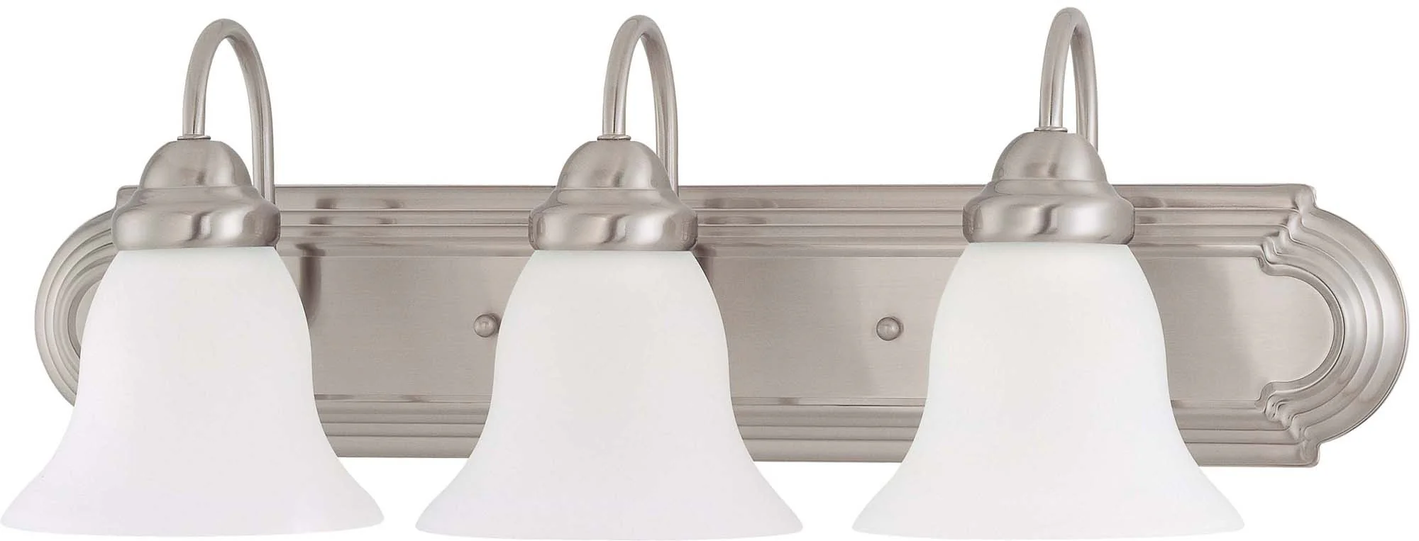 Nuvo Ballerina - 3 Light 24 inch Vanity w/ Frosted White Glass