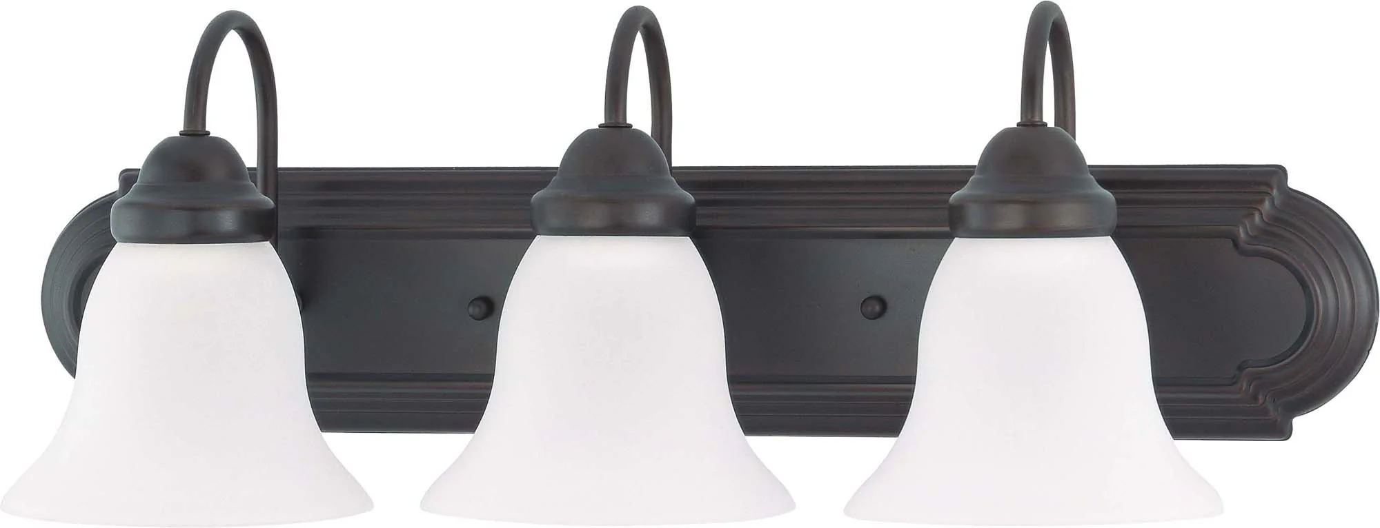 Nuvo Ballerina - 3 Light 24 inch Vanity w/ Frosted White Glass