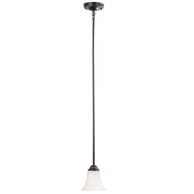 Nuvo Dupont - 1 Light Mini Pendant w/ Satin White Glass