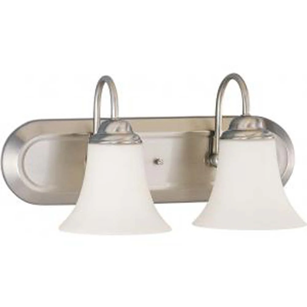 Nuvo Dupont - 1 Light Vanity w/ Satin White Glass