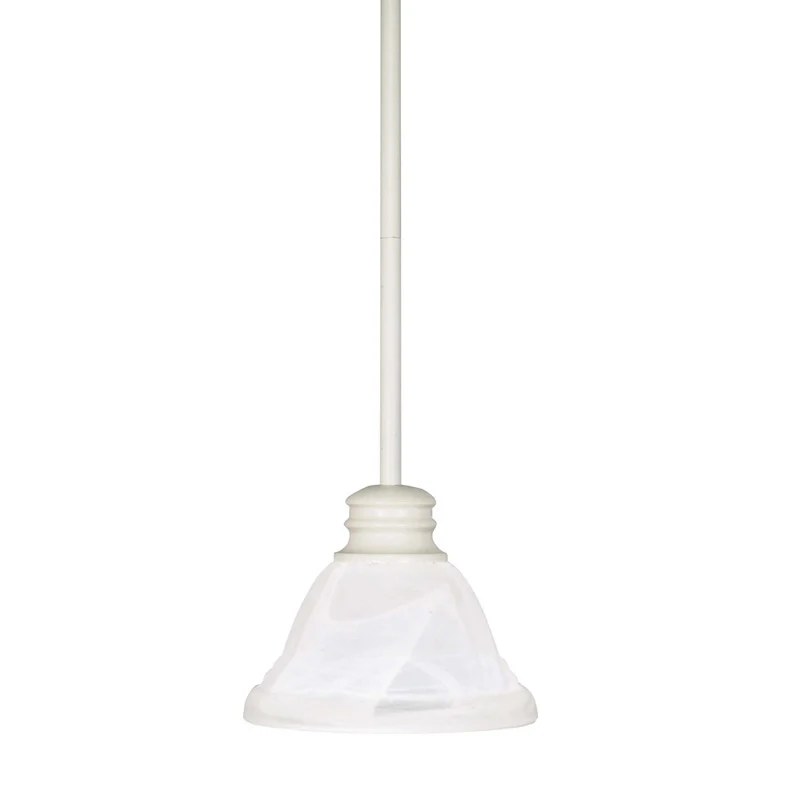 Nuvo Empire - 1 Light - 7 inch - Mini Pendant - w/ Hang Straight Canopy