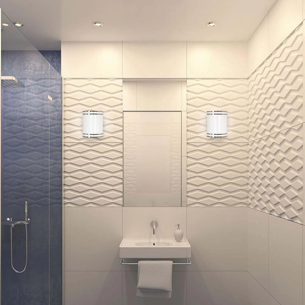 Nuvo Glamour 10w 120v LED Wall Sconce Black Finish CCT Selectable - Image 2