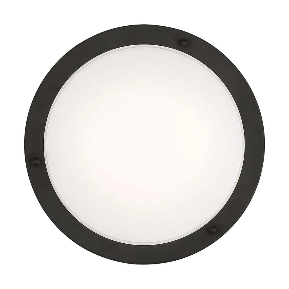 Nuvo Glamour LED 10-in Flush Mount Fixture Black Finish CCT Selectable - Image 3