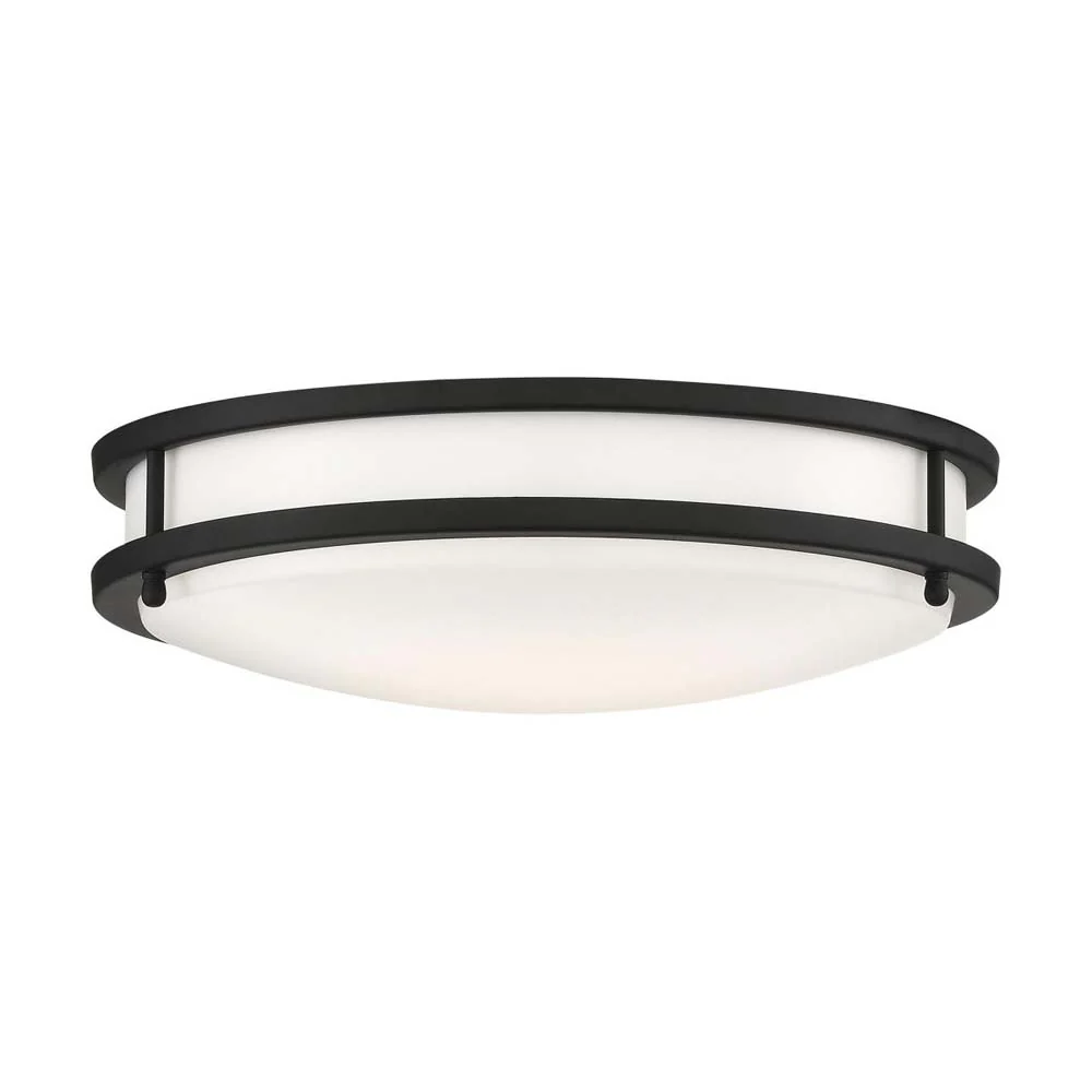 Nuvo Glamour LED 13-in Flush Mount Fixture Black Finish CCT Selectable - Image 2