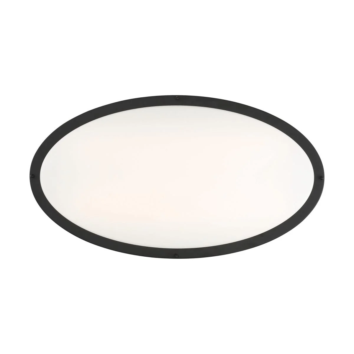 Nuvo Glamour LED 32-in Flush Mount Fixture Black Oval Shape CCT Selectable - Image 3