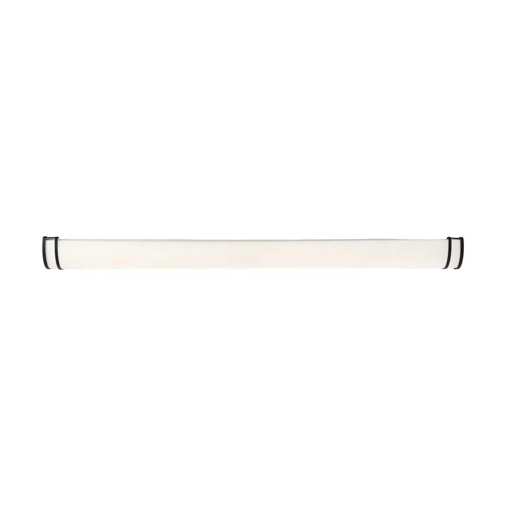 Nuvo Glamour LED 49-in 52w 120v Vanity Fixture Black Finish CCT Selectable