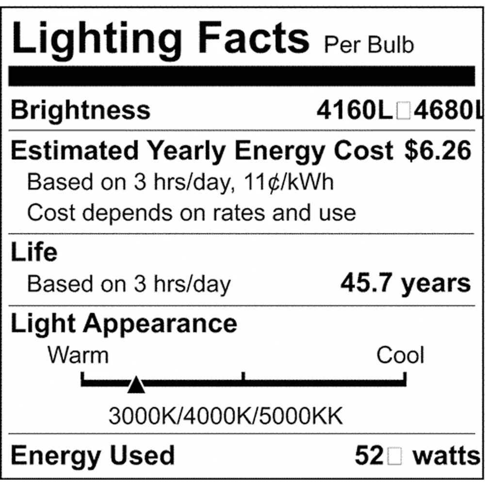 Nuvo Glamour LED 49-in Vanity Fixture Brushed Nickel Finish CCT Selectable - Image 3