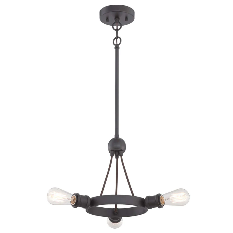 Nuvo Lighting Aged Bronze Paxton 3 Light Pendant - 21.75 Inches Wide
