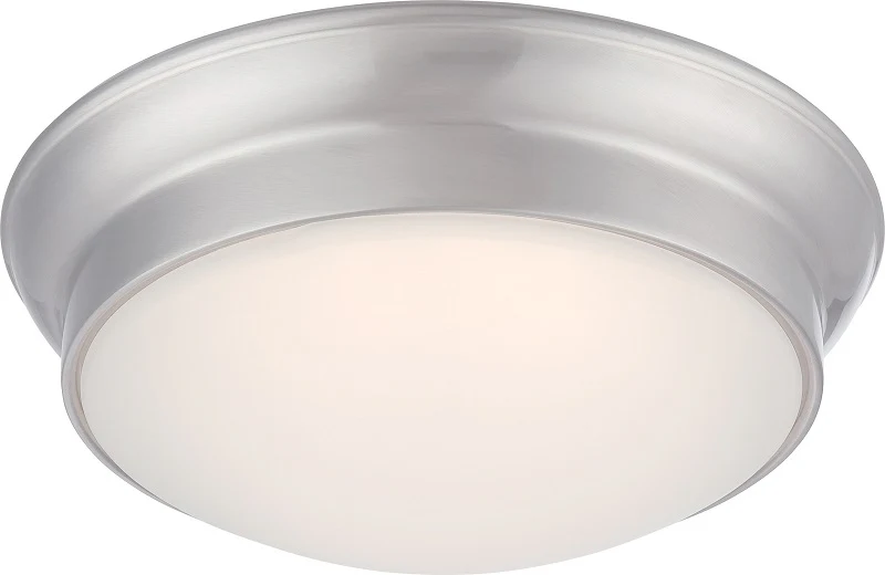 Nuvo Lighting Conrad 16W LED 12 inch Ceiling Flush Frosted Glass Mount Fixture