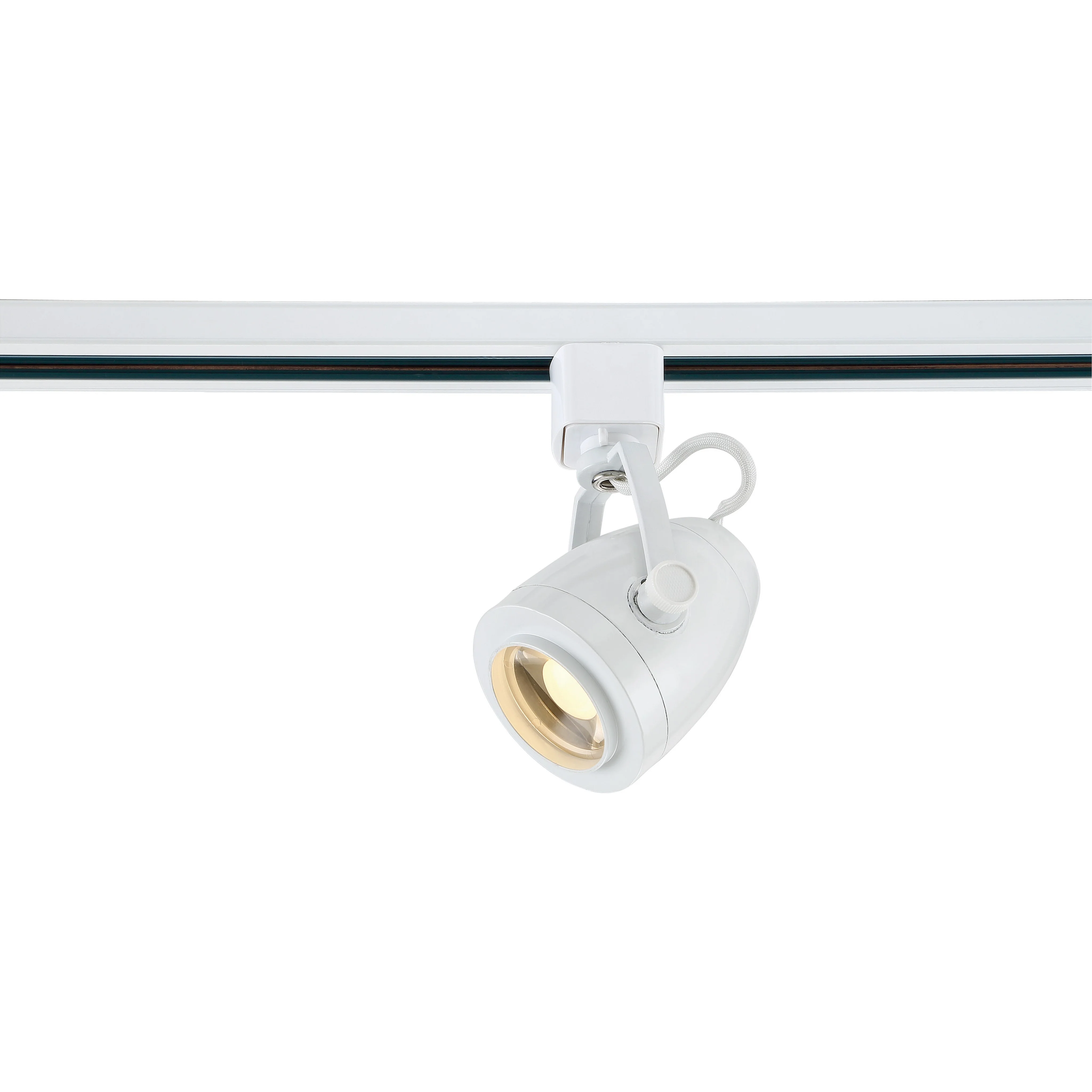 Nuvo TH411 White 1 Light - 12W LED Track Head 24 Degree Beam Angle - Pinch Back
