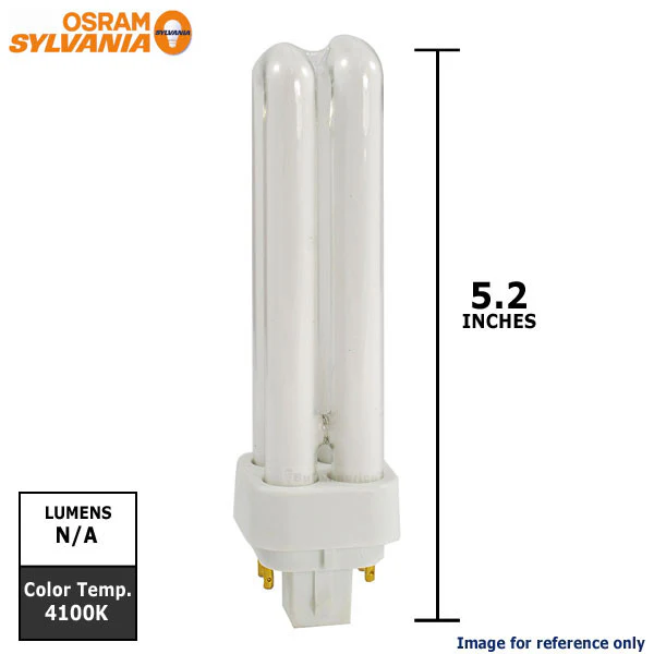Sylvania 20721 - CF13DD/E/830/ECO 3000K G24Q-1 Fluorescent Bulb - Image 2