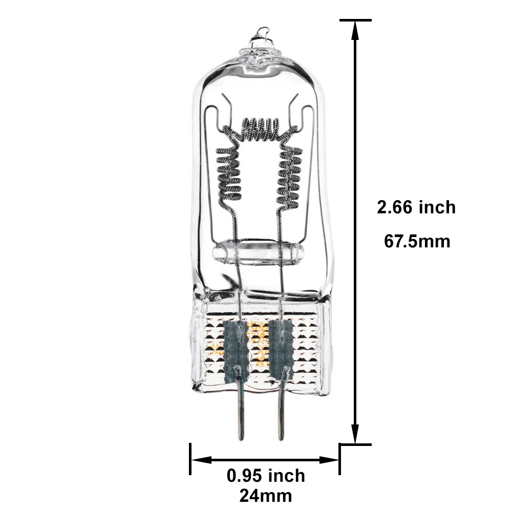 OSRAM EGY - 64575 - 1000W 230V GX6.35 Base Halogen Light Bulb - Image 3