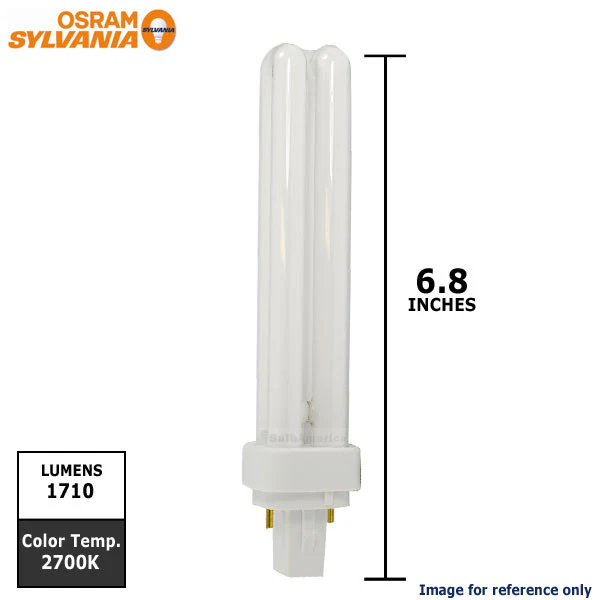 Sylvania 26W G24D-3 827 Double Tube 2-Pin Fluorescent Light Bulb - Image 3