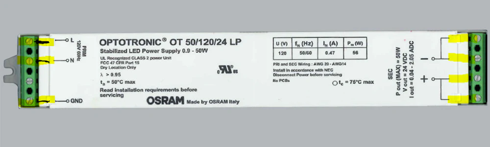 Sylvania 50-Watt 24-Volt LED Power Supply - Image 2