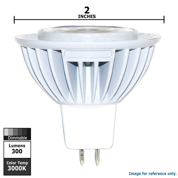 MR16 Dimmable LED 6W flood 3000K SYLVANIA light bulb - Image 2
