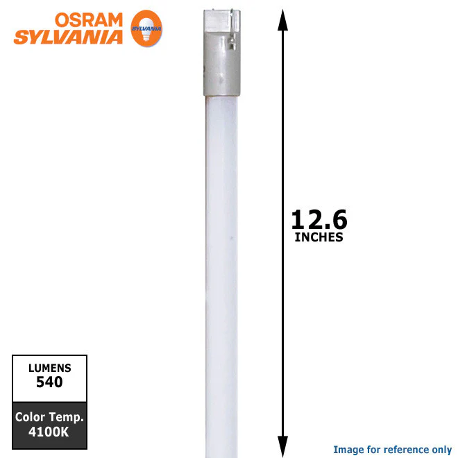 Sylvania 8 watts T2 4100k FM8/841 Double-End Axial Fluorescent Tube Light - Image 2