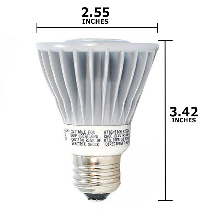 PAR20 Dimmable LED 8W Flood Warm White 2700K SYLVANIA Light Bulb - Image 2