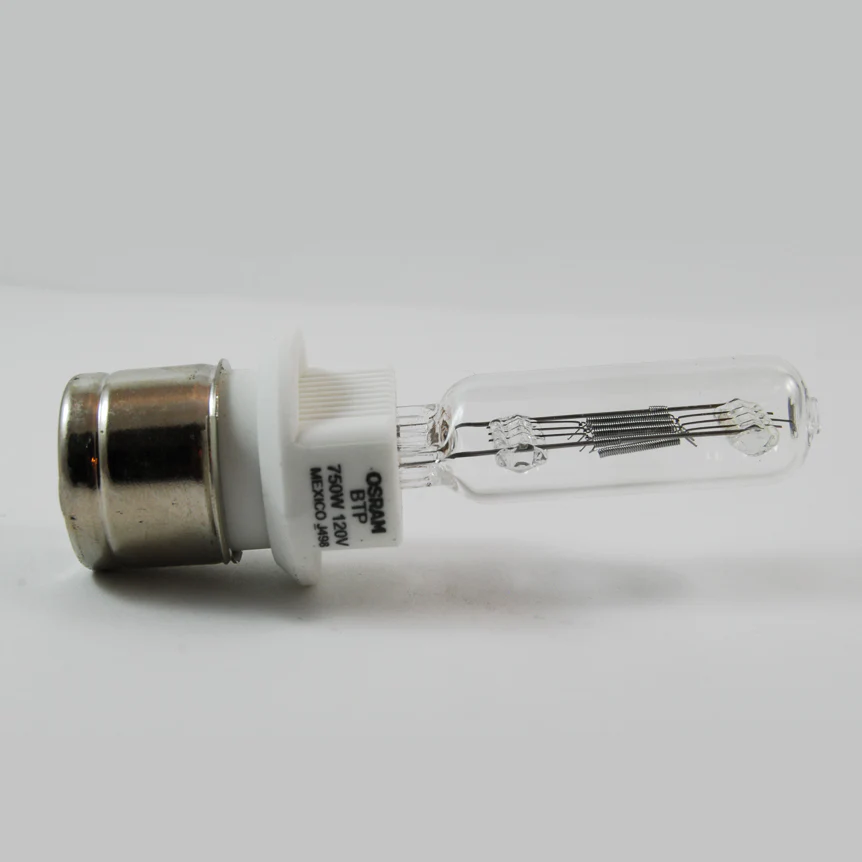 OSRAM BTP 750w 120v T7 P28s 3200k Halogen Light Bulb - Image 3