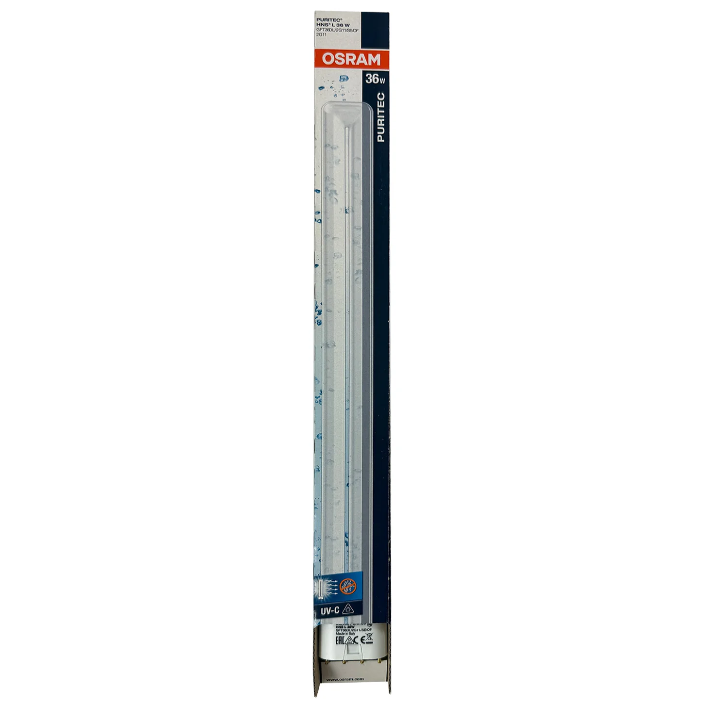 OSRAM 23392 GFT36DL/2G11/SE/OF Puritec HNS L 36W 2G11 base Germicidal UV Light Bulb - Image 4