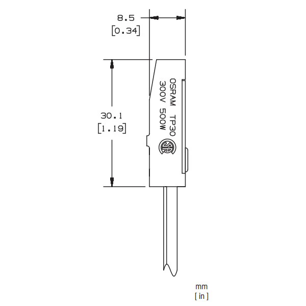 OSRAM TP-30 GY5.3 lamp holder ceramic socket - Image 6