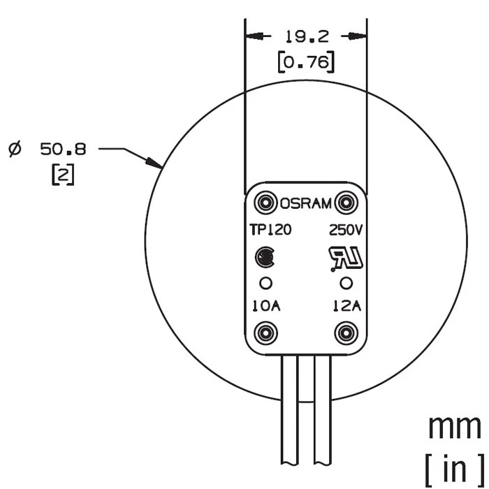OSRAM TP120R lampholder for G5.3 GU5.3 GX5.3 GY5.3 socket - Image 3