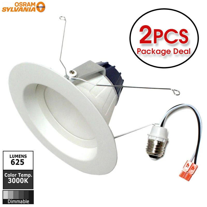 Sylvania ULTRA LED 6" Recessed Downlight Kit ~ 65w replacement - 2 Pack - Image 2