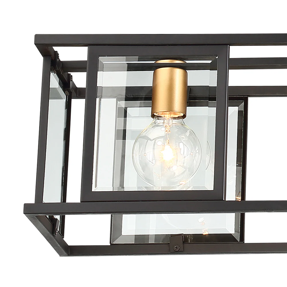 Payne 4-Light Trestles Mounted Trestle Light Fixture in Midnight Bronze Finish - Image 2