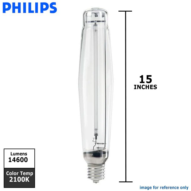 Philips 1000w 2E25 Clear E39 2100k Ceramalux Agro HID Light Bulb - Image 2