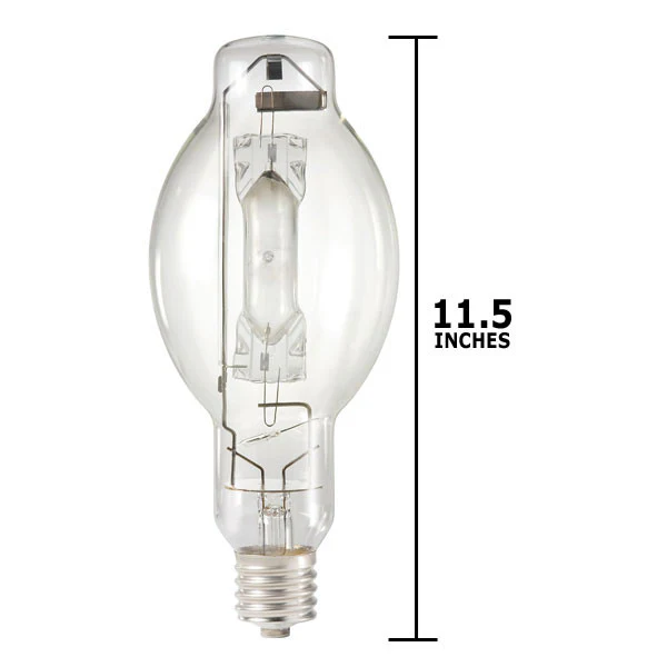 Philips 1000w BT37 M141/E 3800K E39 Base Clear Pulse Start Metal Halide Bulb - Image 2