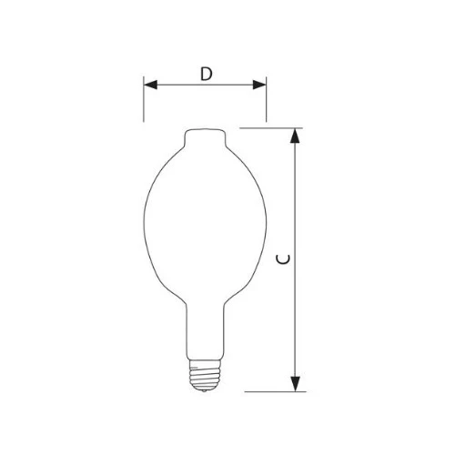 PHILIPS 1000W BT56 E39 HID Metal Halide Light Bulb - Image 3