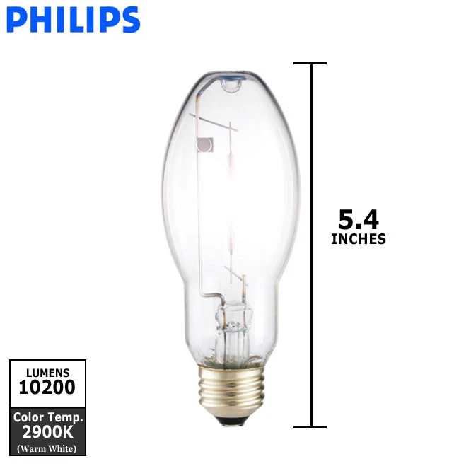 Philips 100w BD17 E26 2900K Warm White MasterColor CDM Elite HID Light Bulb - Image 2