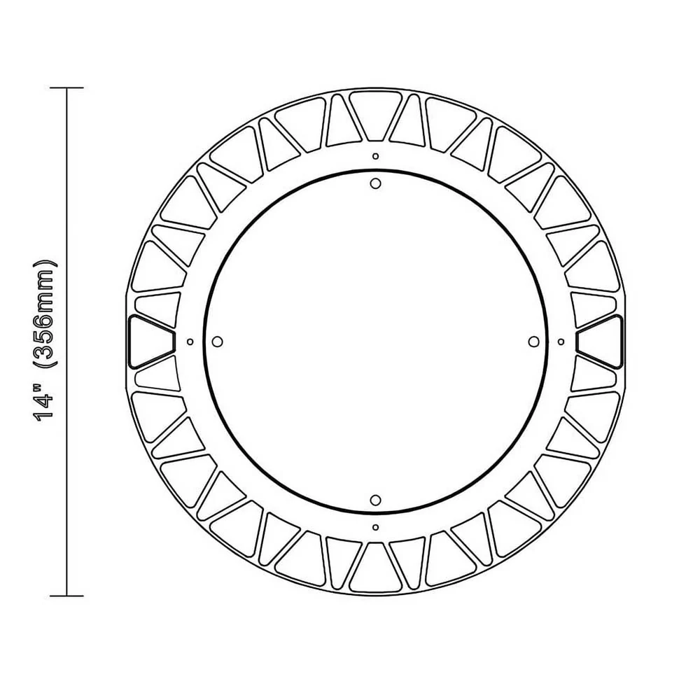 Philips 121W UFO LED 4000K IP65 Round Sealed High Bay Fixture - Image 5