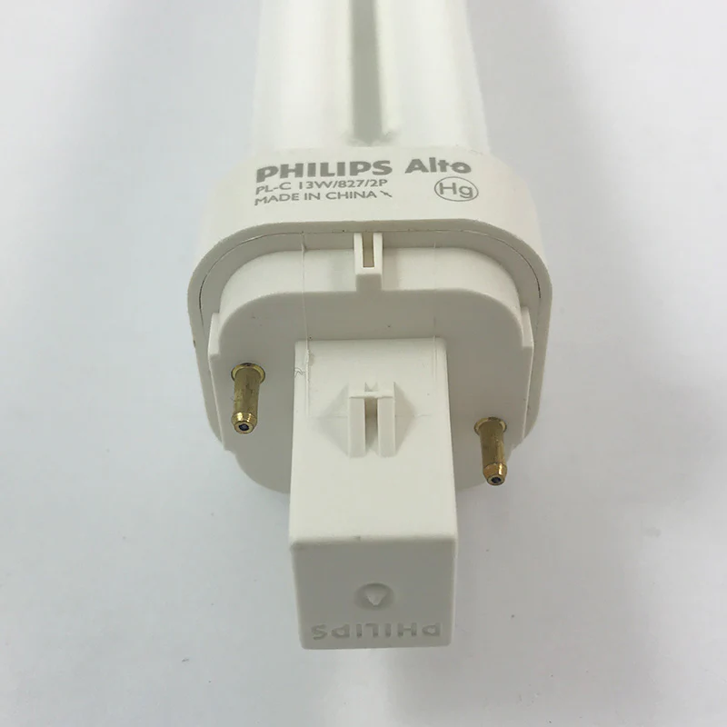 Philips 13w 2700k PL-C ALTO 13W/827/2P Double Tube 2-Pin Fluorescent Light Bulb - Image 3