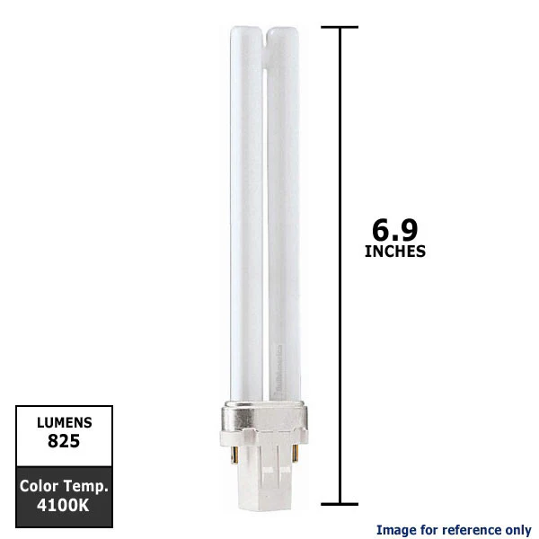 Philips 13w Single Tube 2-Pin GX23 4100K Cool White Fluorescent Light Bulb - Image 2