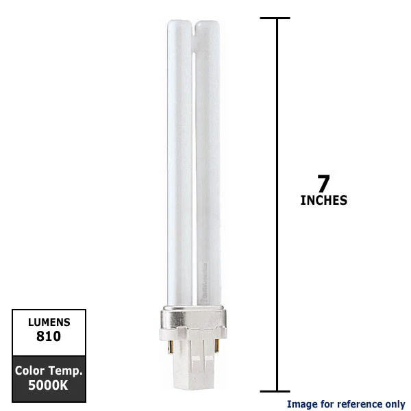 Philips 13w Single Tube 2-Pin GX23 Daylight 5000K Fluorescent Light Bulb - Image 2