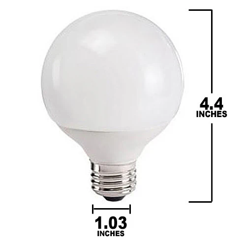 PHILIPS 14W 120V CFL Globe G25 Compact Fluorescent Light Bulb - Image 2
