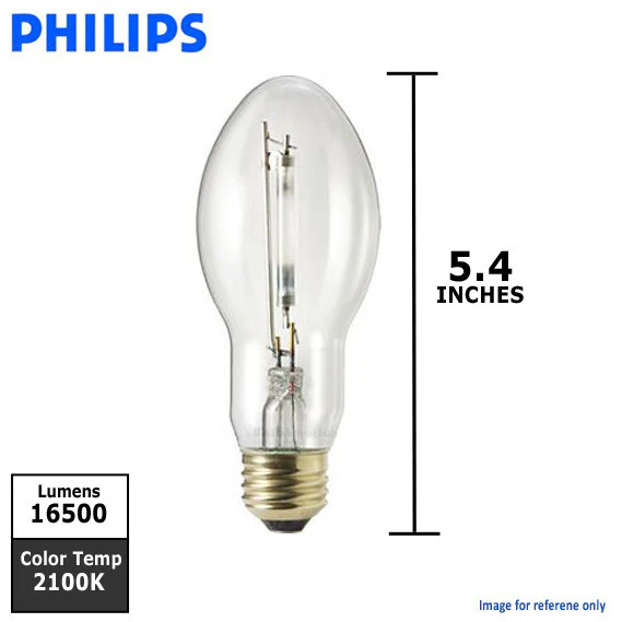 Philips 150w BD17 2100k E26 Clear Ceramalux HID Light Bulb - Image 2
