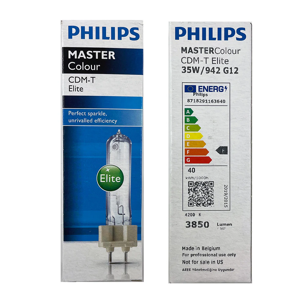 Philips 163640 CDM-T Elite 35W/942 G12 MASTERColour 4200K HID bulb - Image 2