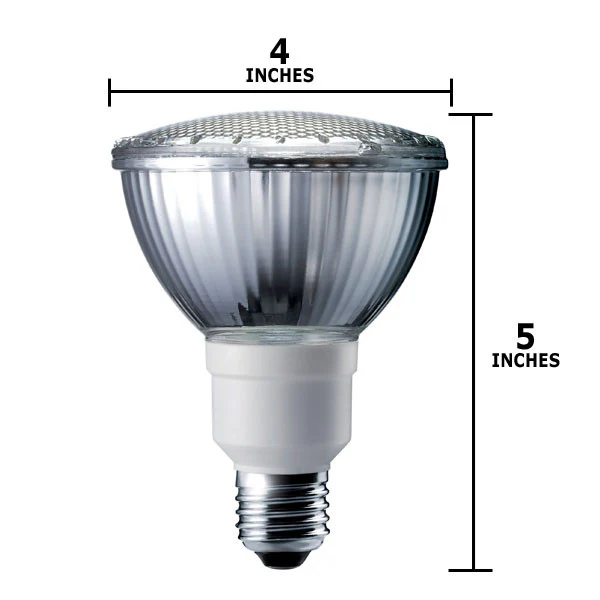 Philips 16w 120v PAR30 2700k Warm White E26 Fluorescent Light Bulb - Image 2