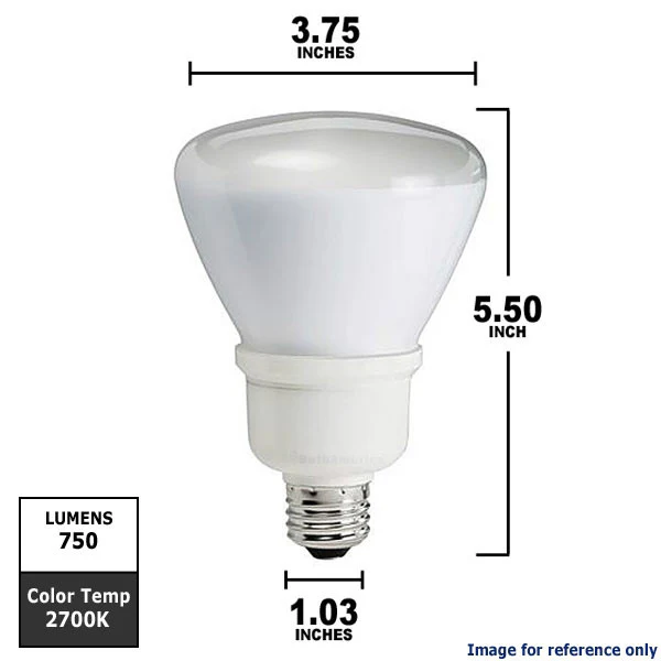 PHILIPS 16W R30 E26 Compact Fluorescent Light Bulb - Image 2