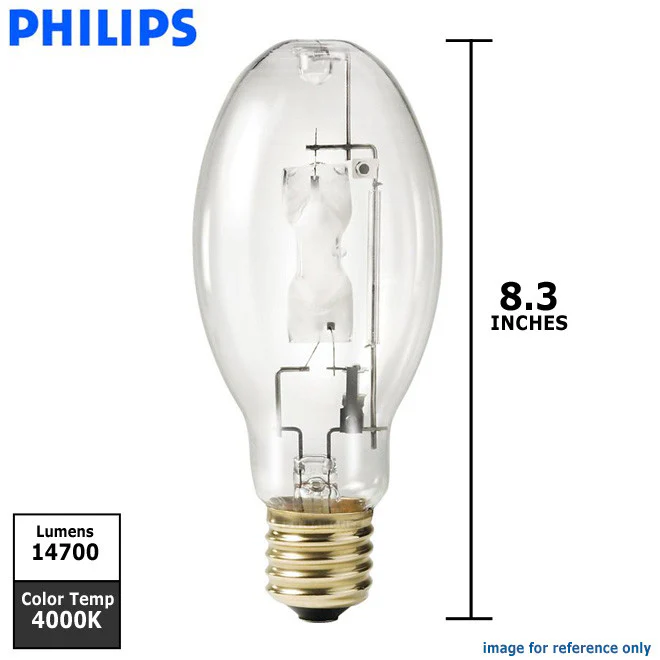 Philips 175w ED28 4000k E39 Switch Start Metal Halide Light Bulb - Image 2