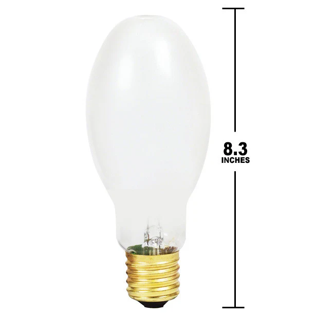 Philips 175w ED28 Pulse Start E39 3300K White Metal Halide Light Bulb - Image 2